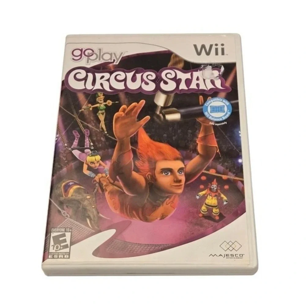 Nintendo Wii Game Bundle Just Dance Kids 2 I Spy Circus‎ Star Wild Ride